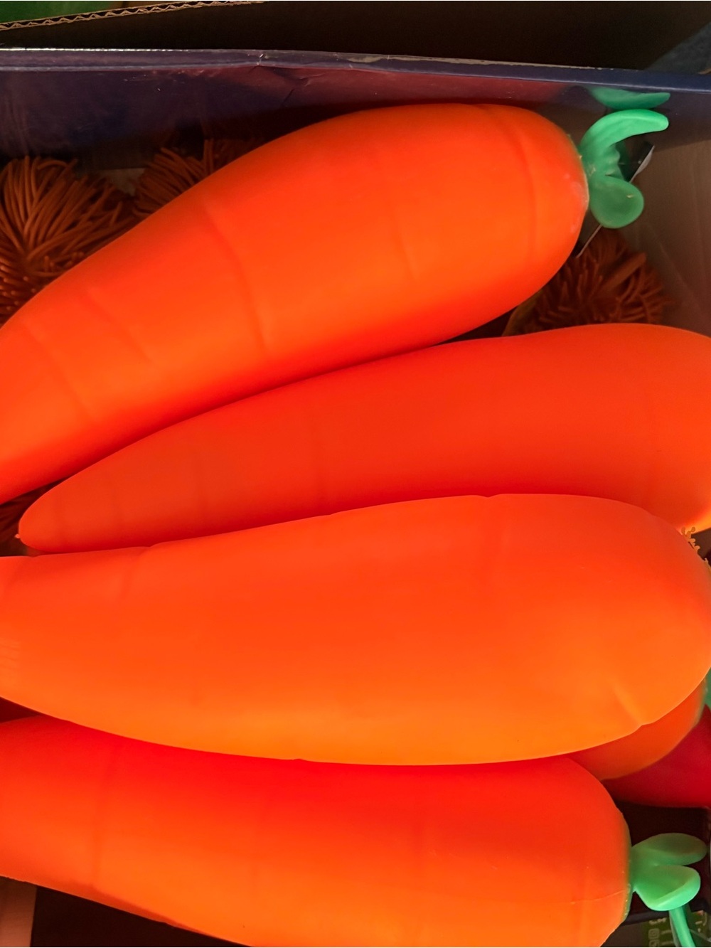 Sunny Days Jumbo Squishy Novelty Carrot-Bright Orange
